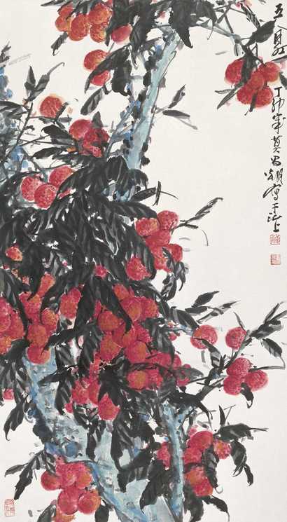 刘昌潮 大利图 立轴